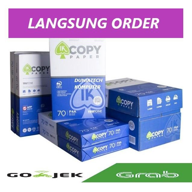 

Kertas Folio / Kertas Print Folio Ik F4 70Gr Fotocopy
