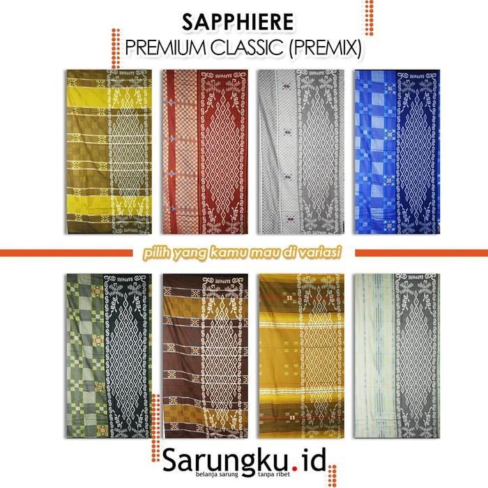 SARUNG SAPPHIRE PREMIUM CLASSIC (PREMIX)