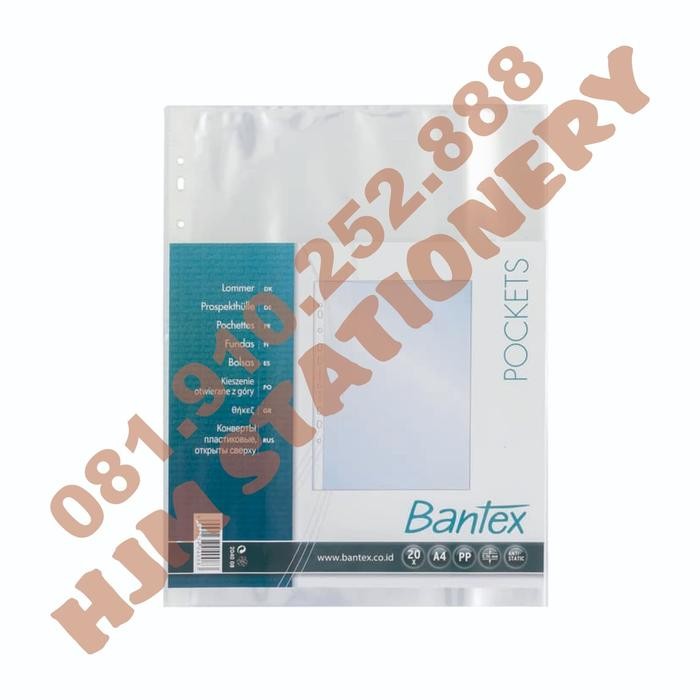 

Pilihan- Bantex Pp Pocket Plastik A4 Clear 8040