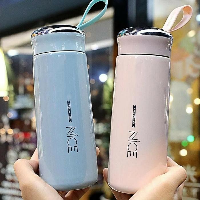 Botol Minum Gelas kaca Flask nice 400 ml