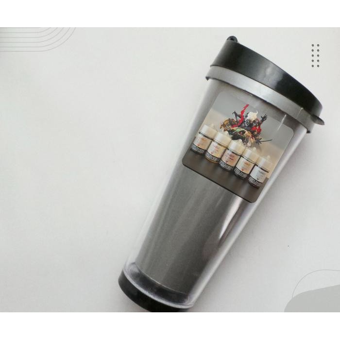 Botol Plastik Minum Tumbler Paket Sablon Nakada Besar