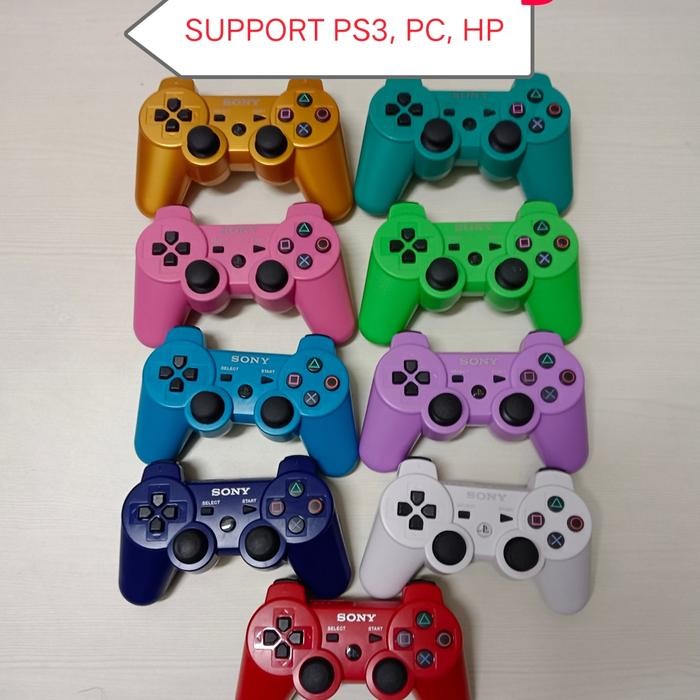 NEW STIK PS3 WIRELESS ORIGINAL PABRIK WARNA DUALSHOCK 3 OP