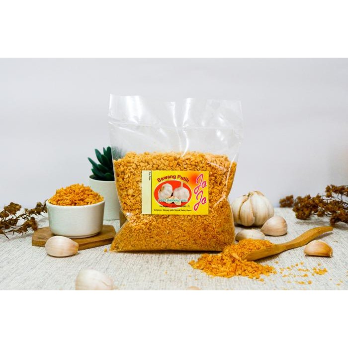 

NEW PRODUK BAWANG PUTIH GORENG JOJO CINCANG 250 GR FIRST HAND REE RAIN