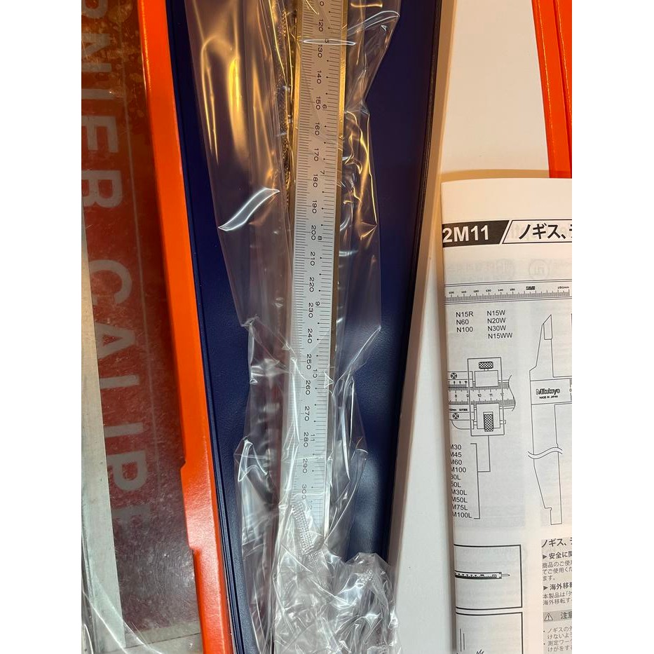 Populer Jangka Sorong Manual Mitutoyo 12Inch/300Mm 530-115 Original Japan Terlariss 