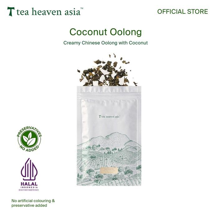 

Exp Lama Tea Heaven Coconut Oolong Tea - Teh Oolong Kelapa 30g, Aromatic Tea