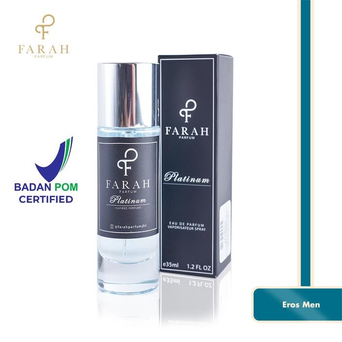 Farah Parfum Eros Men - Platinum - Parfum Pria