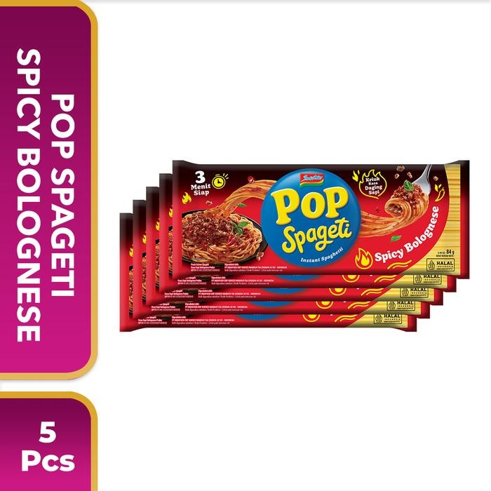 

Pilihan- 5 Pcs - Pop Spageti Spicy Bolognese 84 Gr
