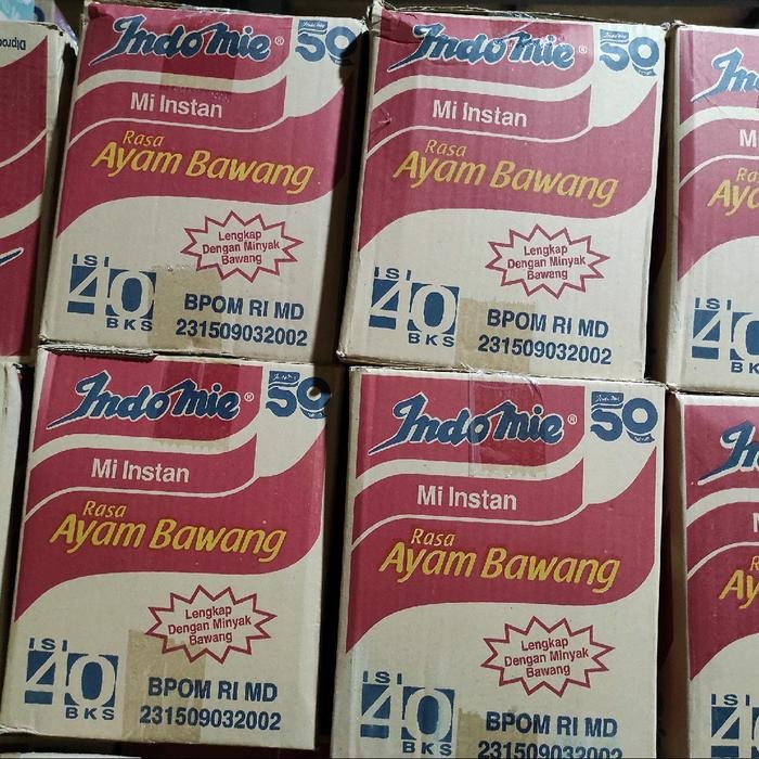 

Pilihan- Mie Instant Indomie Goreng / Soto / Ayam Bawang / Kari Per Dus (40 Pcs) Instan Kuah
