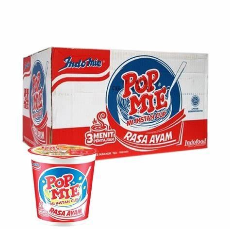 

Pilihan- Pop Mie Rasa Ayam - 1 Dus Isi 24 Pcs