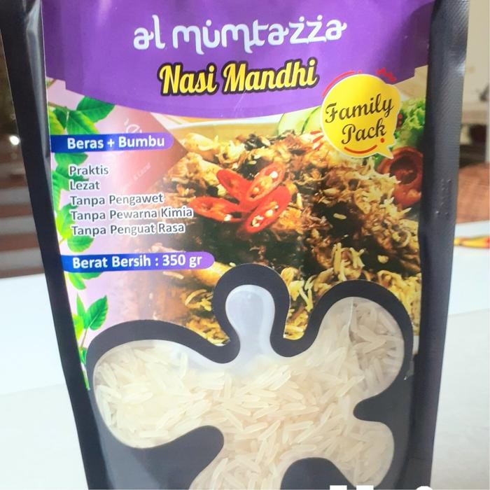 

Pilihan- Al Mumtazza Nasi Mandhi Arab Family Pack 350Gr - Praktis & Lezat - Tanpa Msg &
