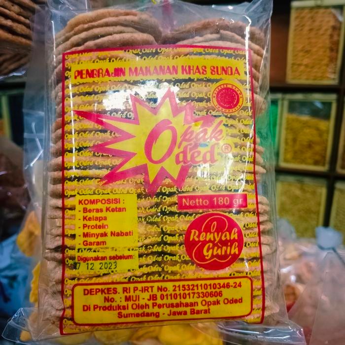 

Pilihan- Opak Oded Ketan Bakar