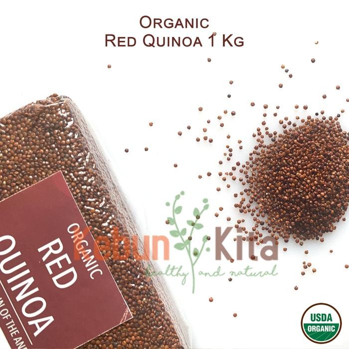 

ASLI Organic Red Quinoa 1 Kg ( Quinoa Merah Organik) READY STOCK