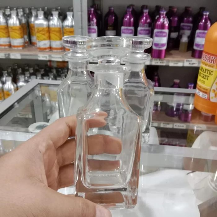 Pilihan- Botol Jin 150 Ml Tempat Bibit Parfum Bahan Kaca