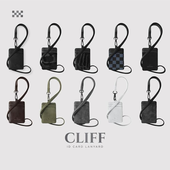 

jjm - Ray Clyn - ID Card Lanyard / Name Tag / Lanyard ID Cardholder Kulit