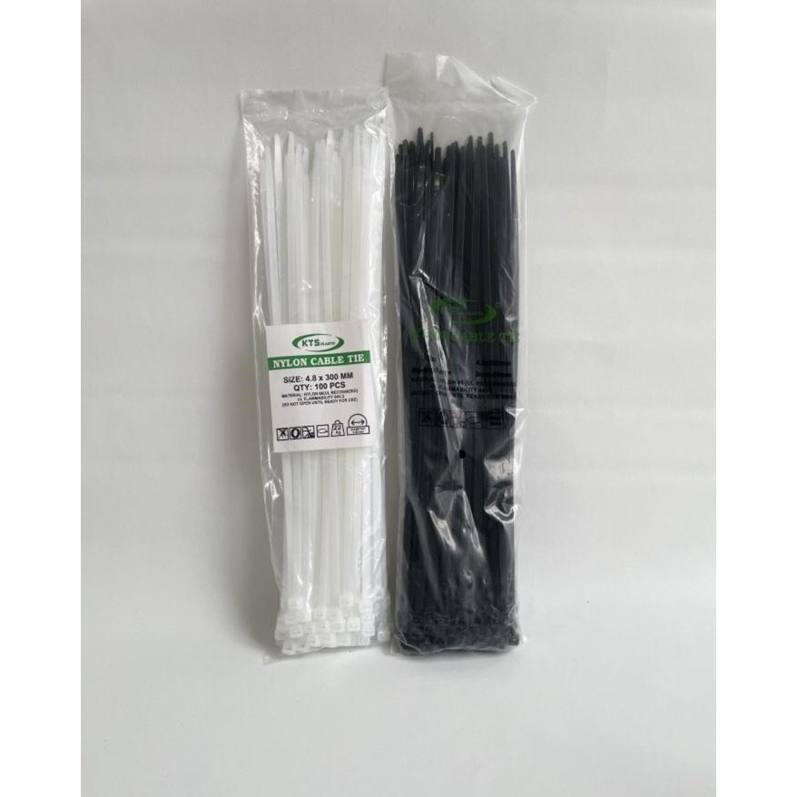 

jjm - Kabel Ties Cable Tie 4.8 x 300mm (30cm) CV 300 Kualitas baik