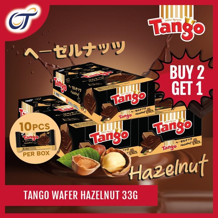 

[BUY2GET1] Tango Wafer Premium Hazelnut 1 Box