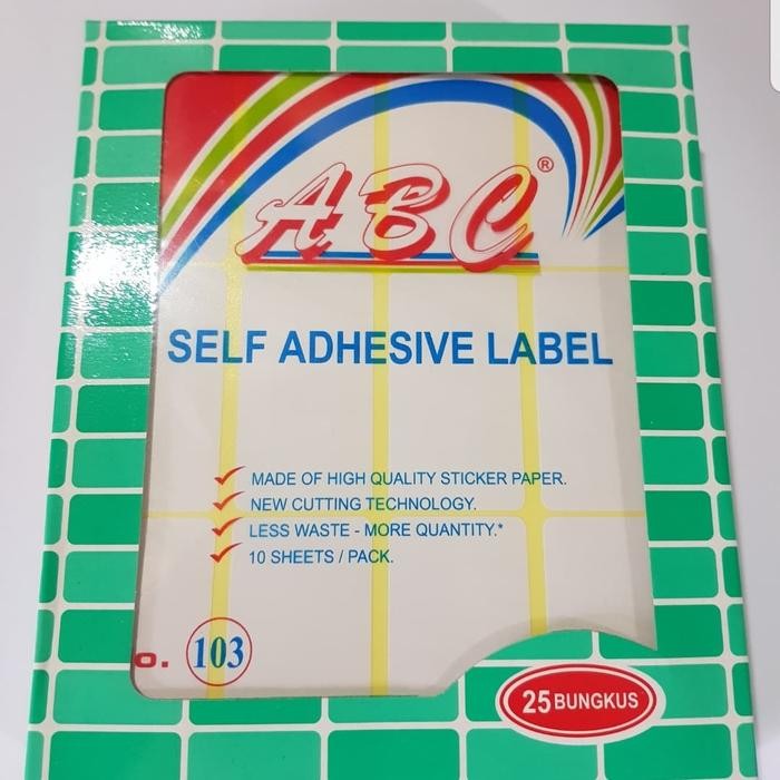 

Pilihan- Stiker Label Abc 103