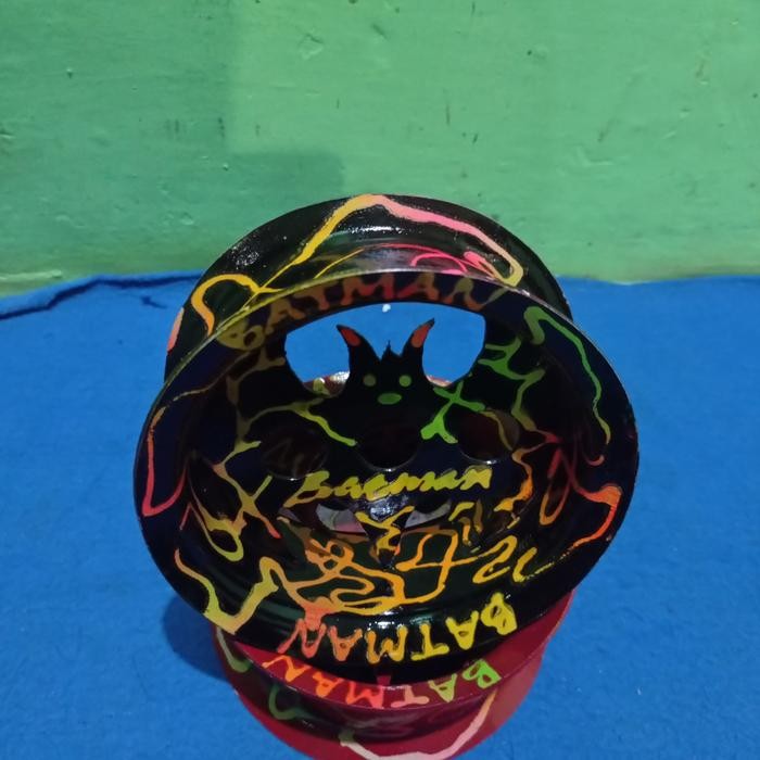 bladu/golongan benang kenur layangan model BATMAN uk 4 inch