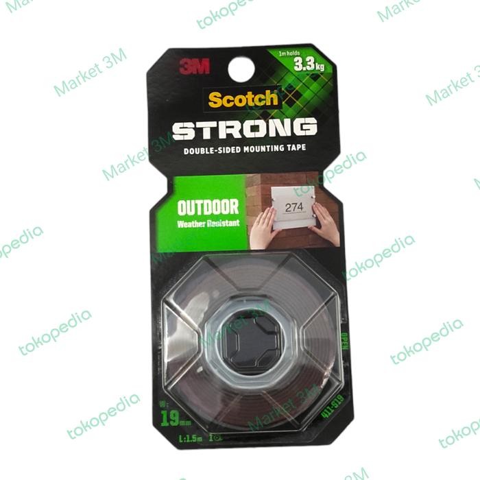 

Pilihan- 3M Scotch Strong Outdoor / Double Tape 3M Strong Outdoor - 19Mm X 1,5M