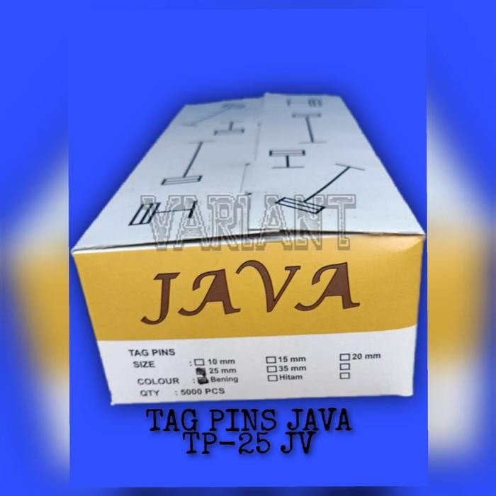 Pilihan- Toppin Tag Pins Top Pin Tagpins Clear 25Mm 30Mm 35Mm Gantungan Label Merk (Java)