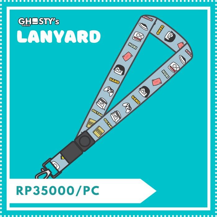 

Pilihan- Ghosty Comic Lanyard - All Character