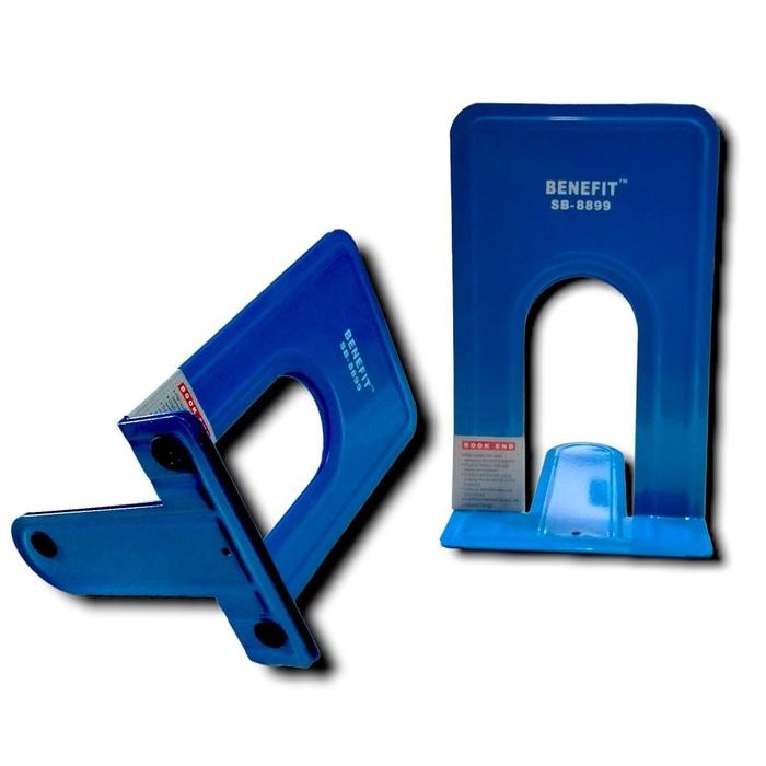 Pilihan- Pembatas Buku Besi Besar Book End Penyangga Buku Magazine Holder 8,5
