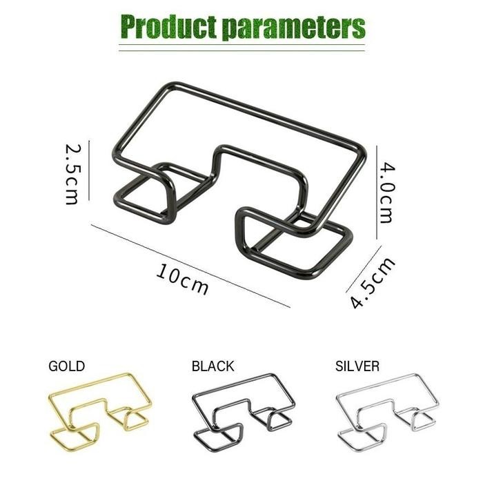

Pilihan- Tempat Display Kartu Nama Meja Stand Card Holder Bahan Besi