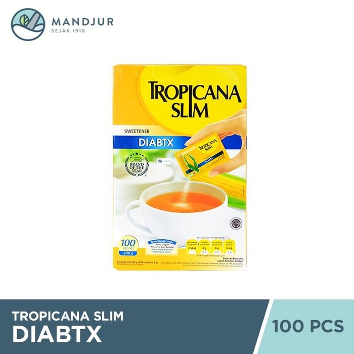 

Pilihan- Tropicana Slim Diabtx 100 Sachet - Sediaan Pemanis Gula Tabur