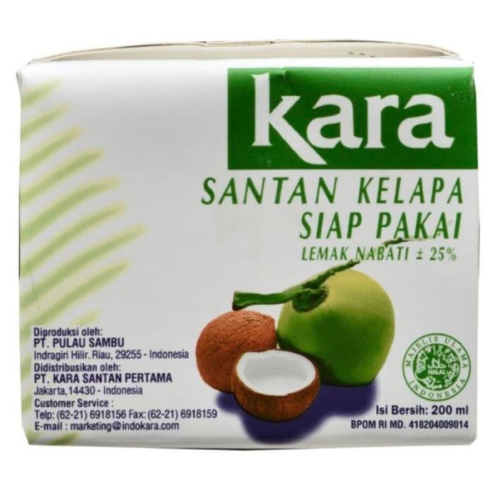 

Pilihan- Santan Kara 200Ml