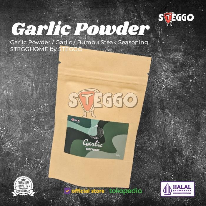 

Pilihan- Garlic Powder / Garlic / Bumbu Steak Seasoning Stegghome By Steggo