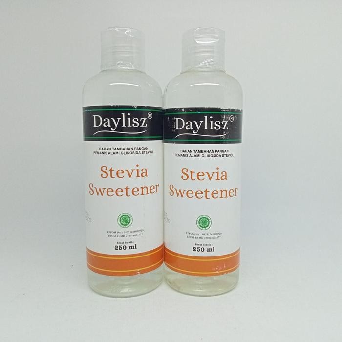 

Pilihan- Stevia Sweetener Daylisz Gula Cair Alami 250 Ml / Gula 0 Kalori