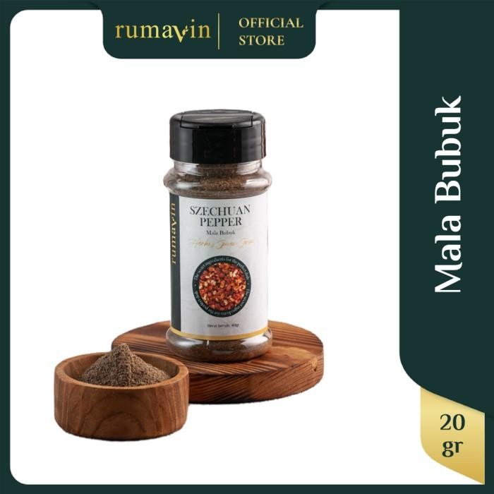

Pilihan- Rumavin - Premium Rempah Szechuan Pepper Powder / Mala Bubuk Botol 40Gr