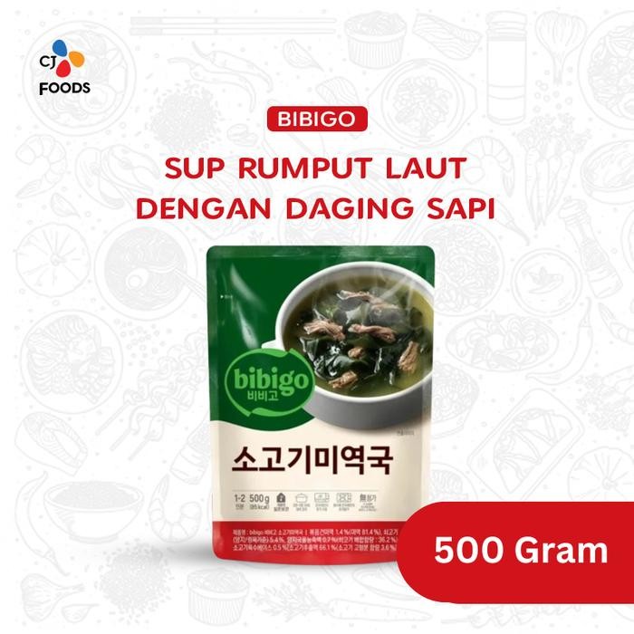 

Pilihan- Bibigo Sea Mustard Soup / Bibigo Sup Rumput Laut & Daging Sapi 500Gram