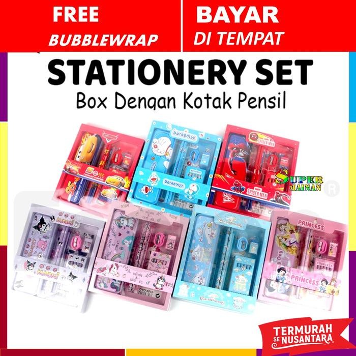

Alat Tulis Sekolah Lengkap Sekolah Kotak Tempat Pensil Anak Laki Laki Cowok Perempuan Cewek