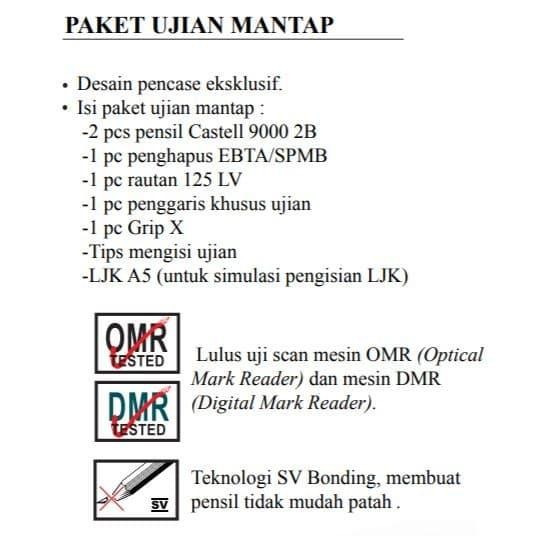 

Jual Rugi! Paket Ujian Mantap Faber Castell