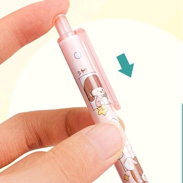 

[Cod] Alat Tulis Set/ Pena Set (Isi 20 Pcs) Dengan Banyak Karakter Model Tekan (Free Pouch)