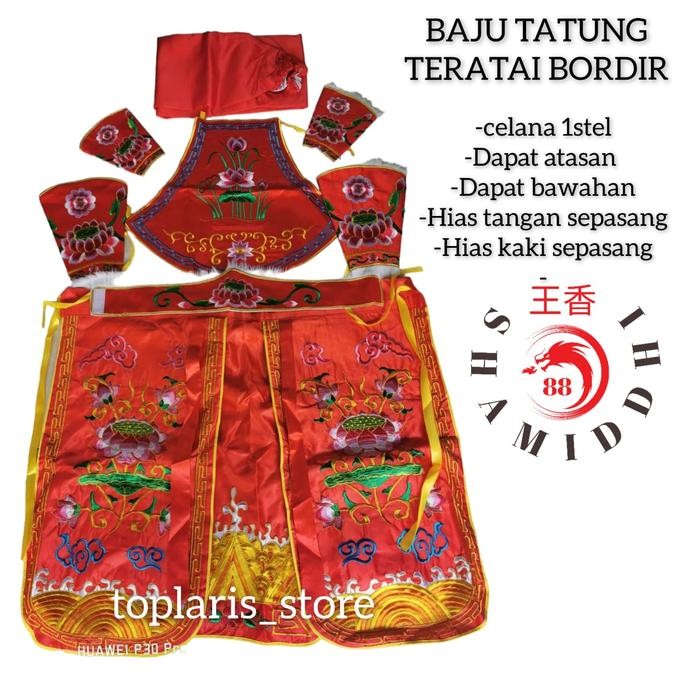 Baju Tatung Teratai Bordir 024