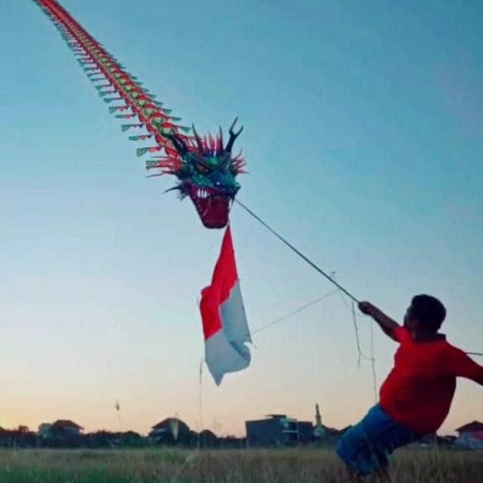 Layangan Train Naga Fullset