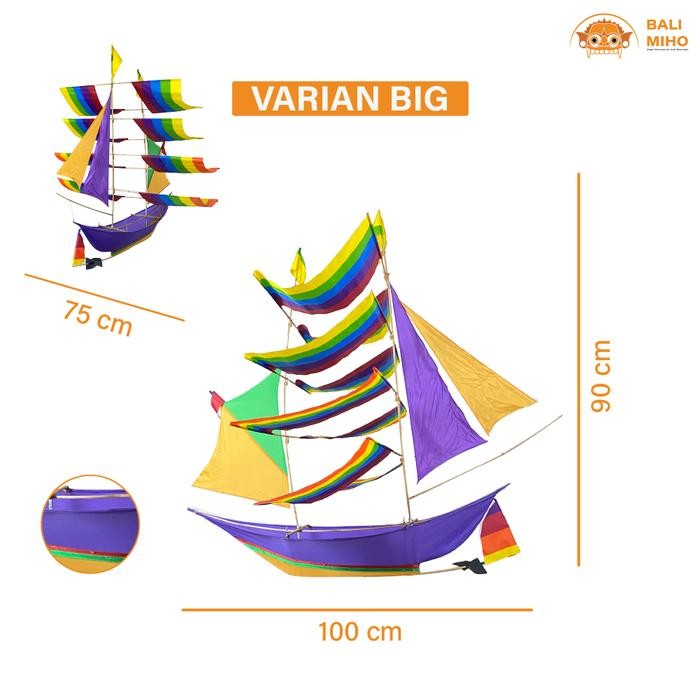 LAYANGAN KAPAL LAUT - LAYANGAN PERAHU - LAYANGAN KAPAL - LAYANG LAYANG KAPAL - LAYANGAN LIPAT - 3