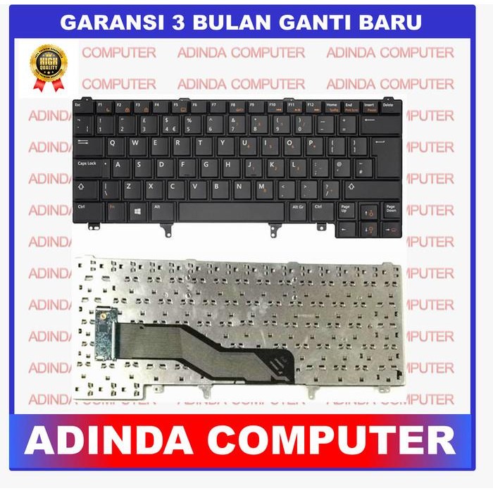 Keyboard Laptop Dell e6420 e5420 e6220 e6320 e6430