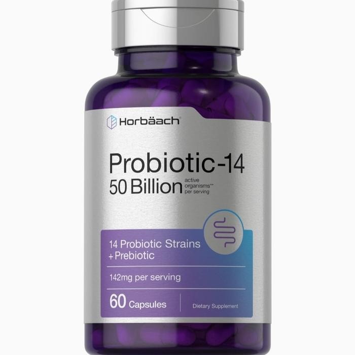 Horbaach probiotic 50 billion per serving isi 60