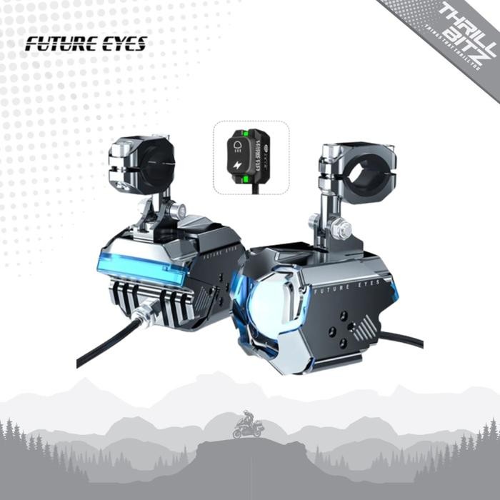 ORIGINAL Future Eyes F2 Pro Auxiliary Motorcycle Light READY STOCK
