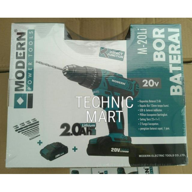 Bor Baterai merek MODERN M-20V