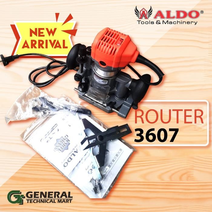 Profil Router Aldo 3607 Hand Trimmer Tangan 1/4" Aldo
