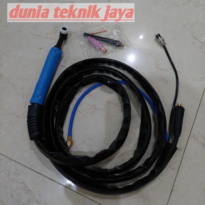 Tig torch stang las argon WP17 WP 17 Otomatis 3meter 3 meter komplit