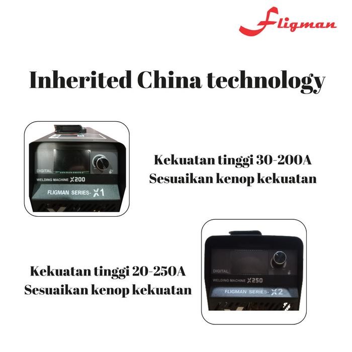 Mesin Las Listrik Series X200 & X250 900 Watt Fligman - Mesin Las Listrik 900 Watt