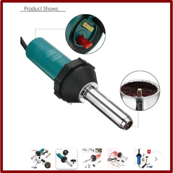 DSH torch 1080w welding gun welder las plastik terpal geo membran hdpe