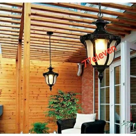 lampu gantung teras balkon klasik LG 5204 H/M