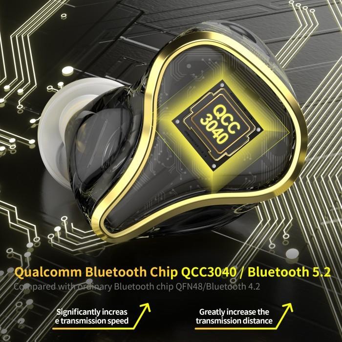 Knowledge Zenith KZ SK10 Pro Luxury TWS with APTX Long Battery Life