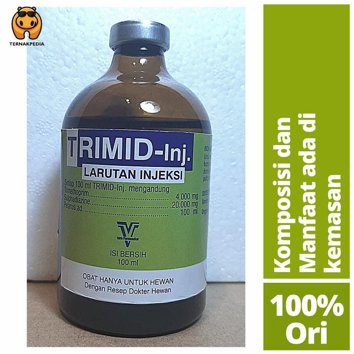 Trimid Injeksi - Sulpha Injeksi - Sulfa Injeksi - Antibiotik Hewan